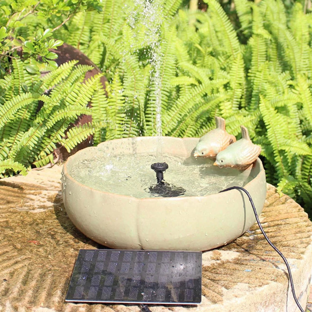 Alloet Solar Fountain Pump Kit for Ponds and Bird Baths