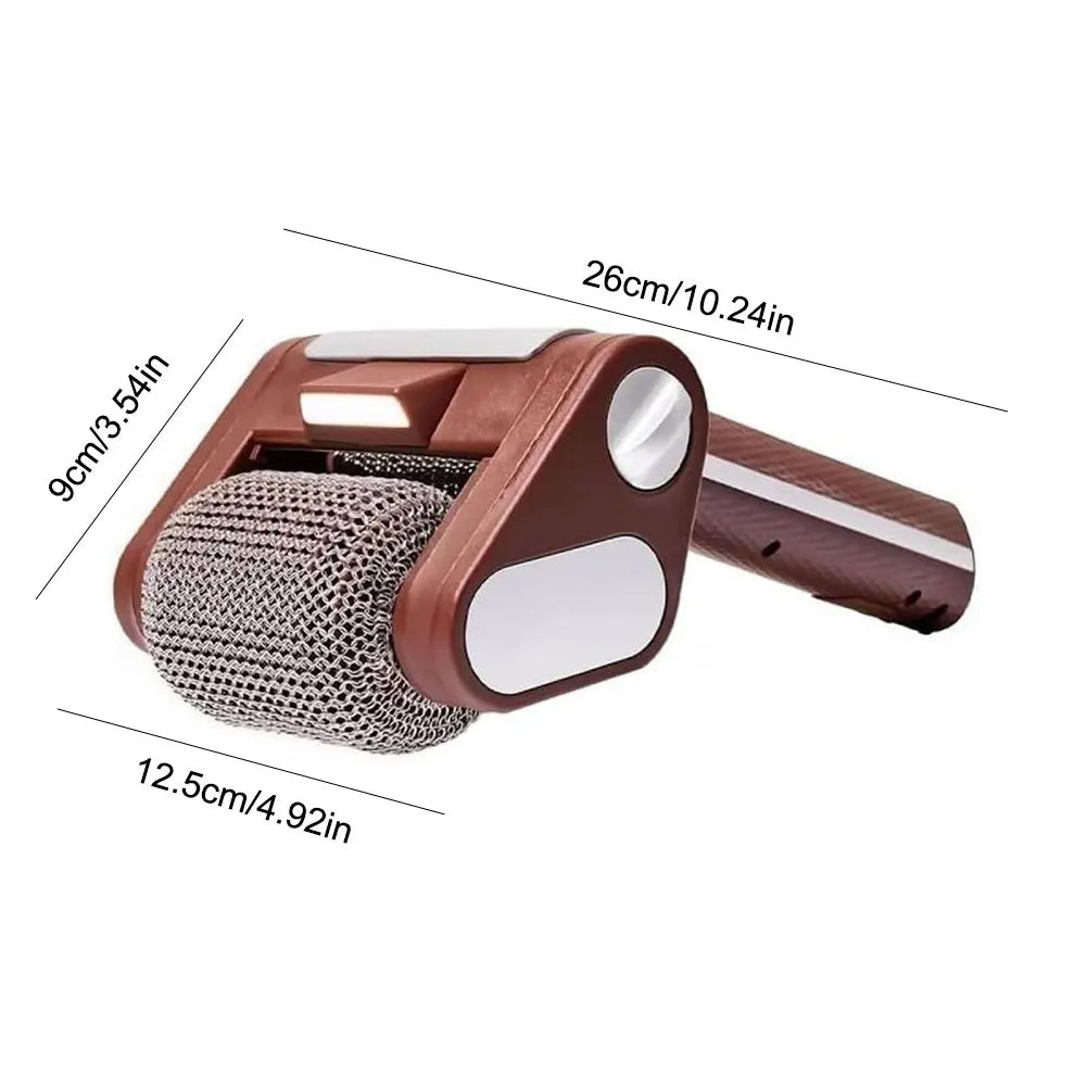 Alloet Wireless Electric Grill Cleaner With Replaceable Brush Heads