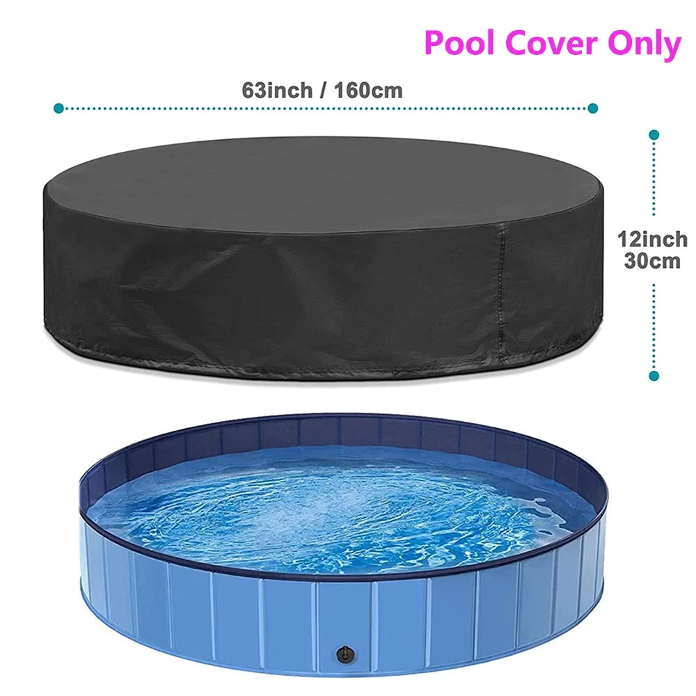 Foldable Dog Pool Portable Bath Tub For Large Dogs Durable