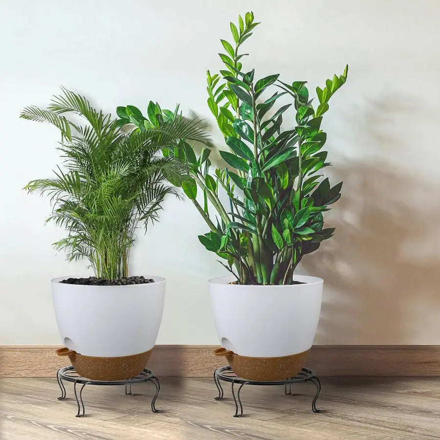 XMSJ Self Watering Planters 2-Pack Deep Reservoir