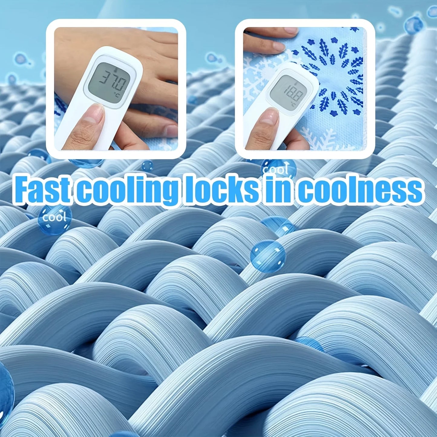 Pet Summer Self-Cooling Pad For Dogs And Cats, Easy Clean Sleeping Bed