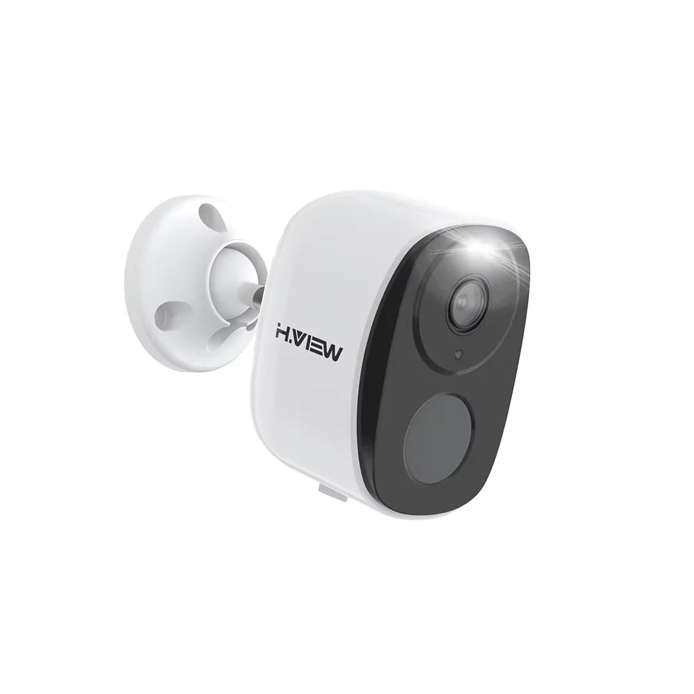 H.VIEW Battery Powered 2K Wireless Outdoor Camera With Spotlight