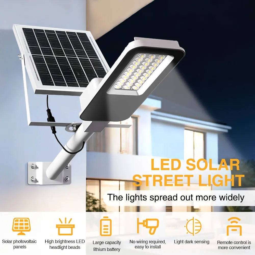 Outdoor Waterproof Solar Street Lamps 6000mAh Dusk to Dawn