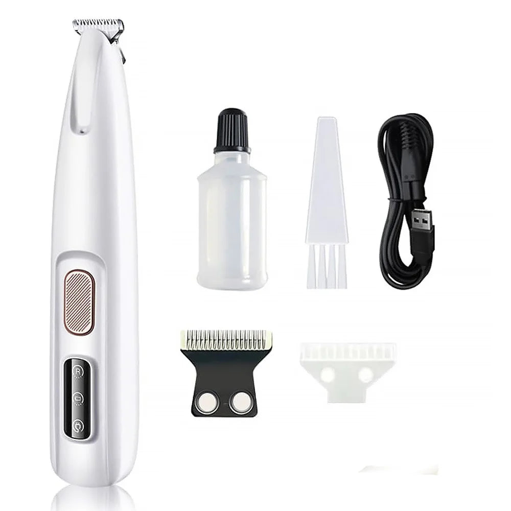 Cat Dog Paw Trimmer With LED Light Low Noise Clippers