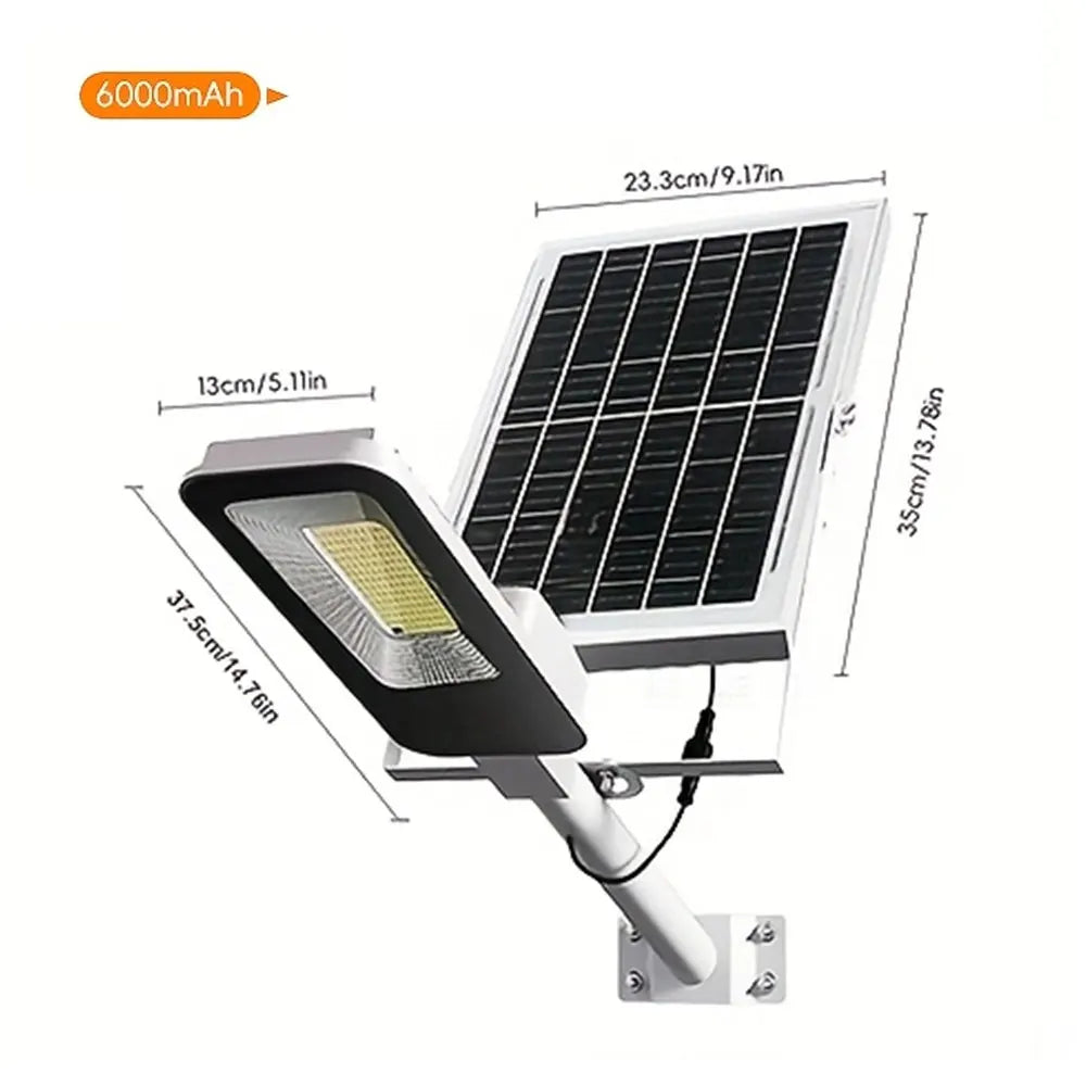 Outdoor Waterproof Solar Street Lamps 6000mAh Dusk to Dawn