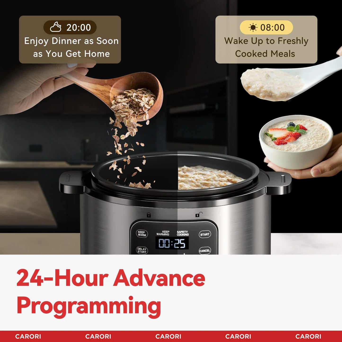 Carori Pressure Cooker 12In1 Multi Cooker With Ceramic Inner Pot