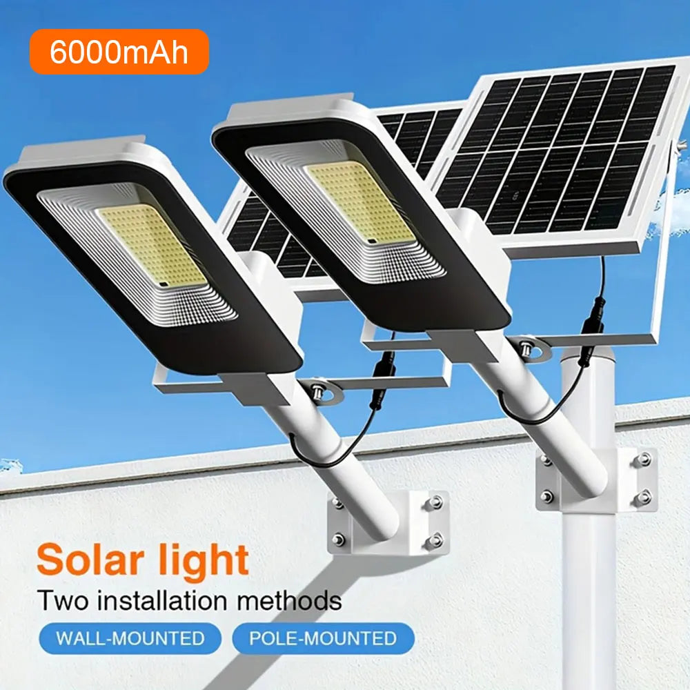 Outdoor Waterproof Solar Street Lamps 6000mAh Dusk to Dawn