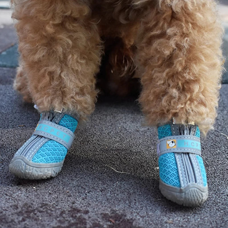 Dog Shoes Non Slip Breathable Plush Protection Paw Boots