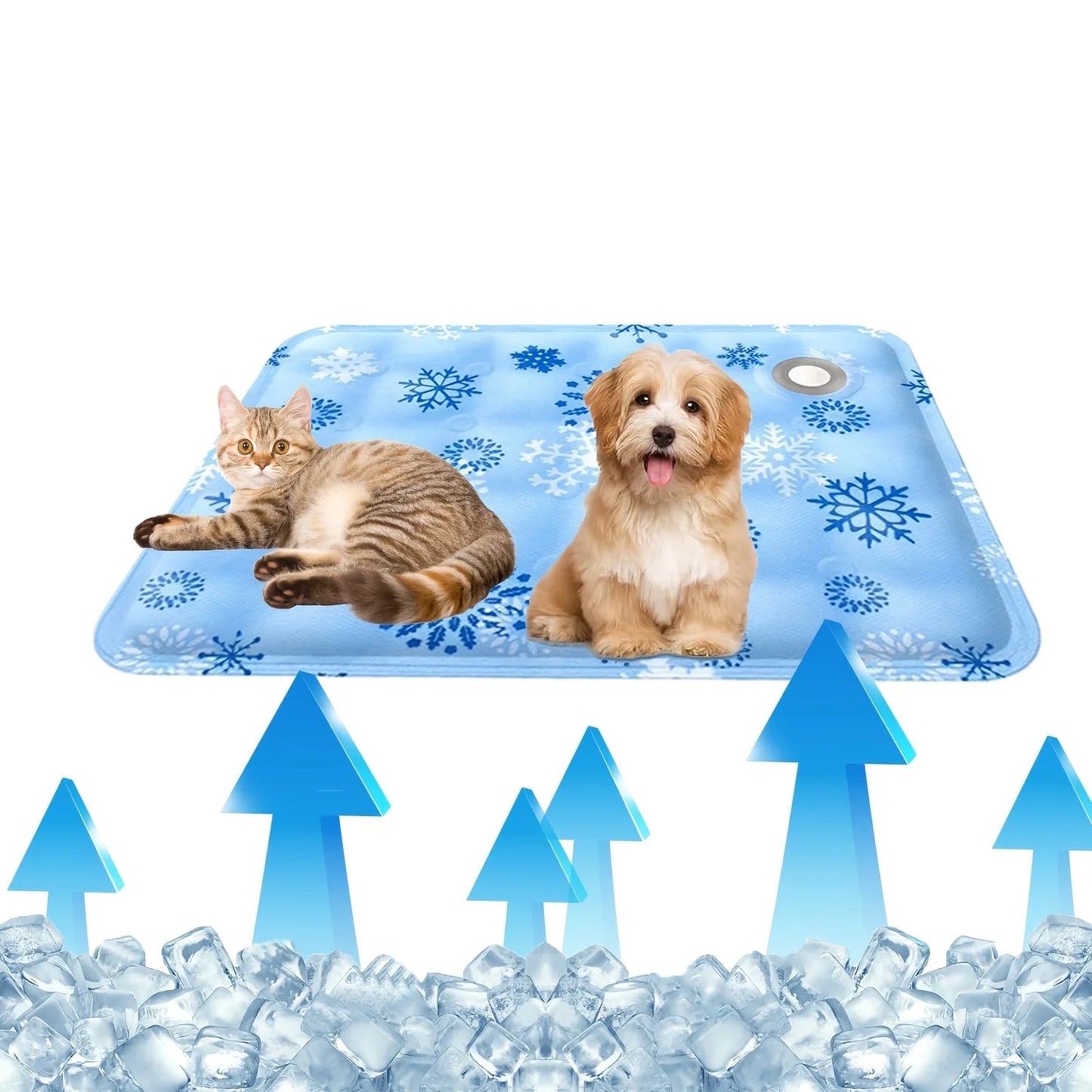 Pet Summer Self-Cooling Pad For Dogs And Cats, Easy Clean Sleeping Bed