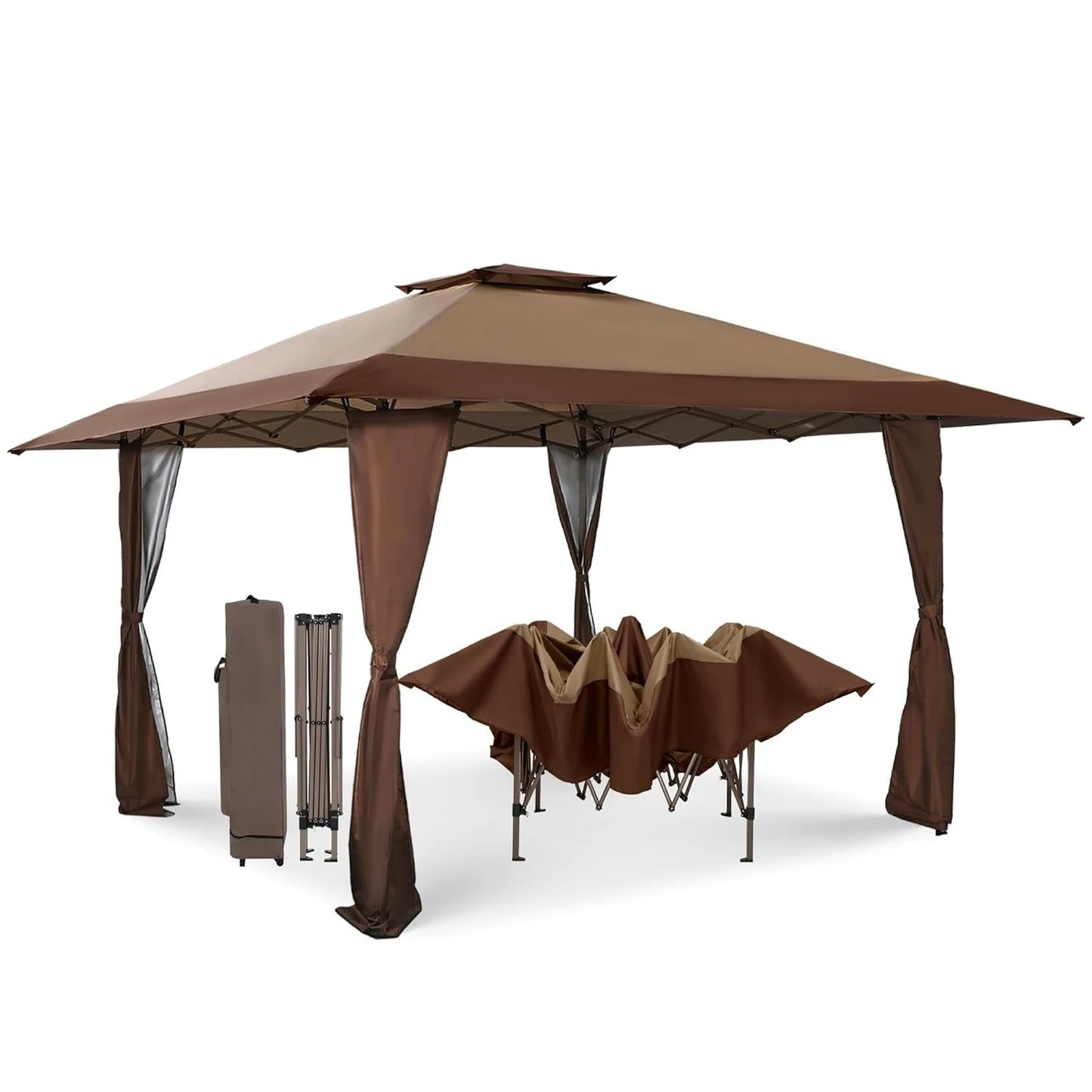 Pop Up Canopy Tent Gazebo Shelter For Outdoor Patio Use