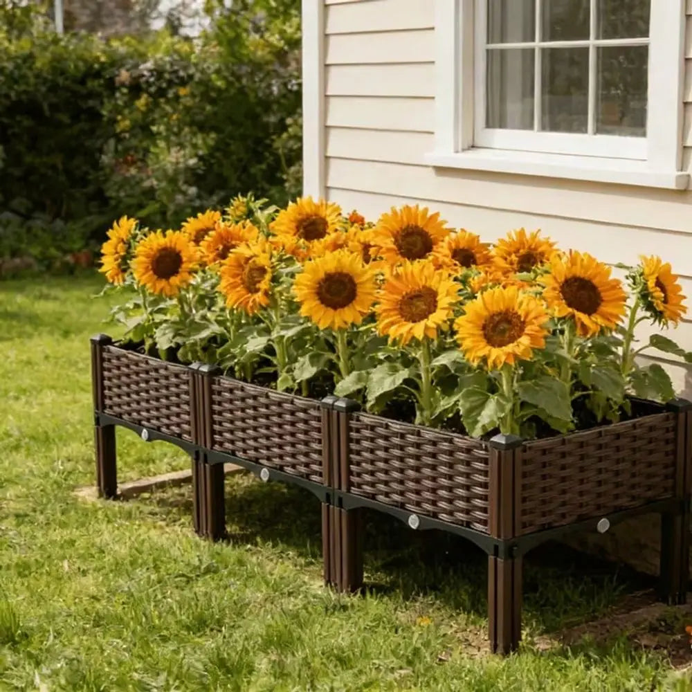 Modular Raised Garden Bed With Legs For Small Spaces Planter