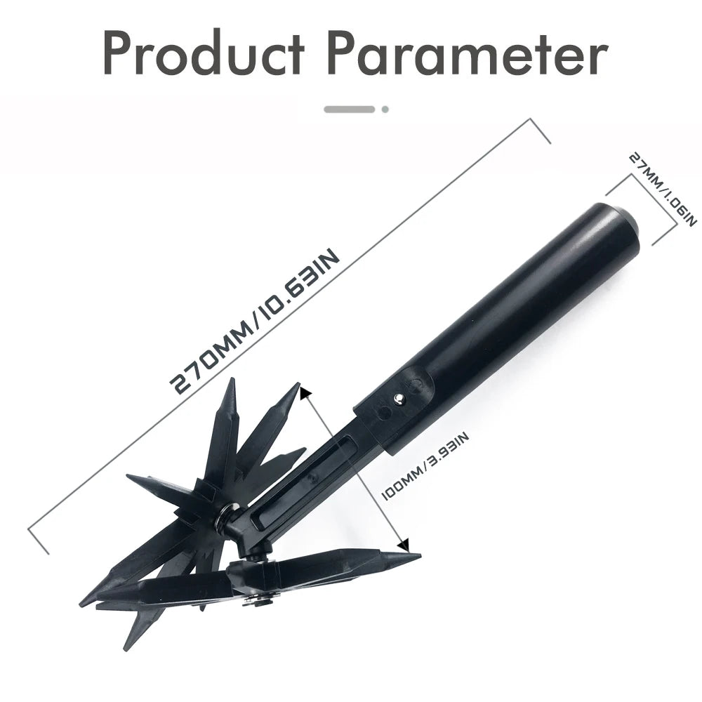 Garden Tiller Rotary Cultivator Tool For Weeding And Soil Loosening