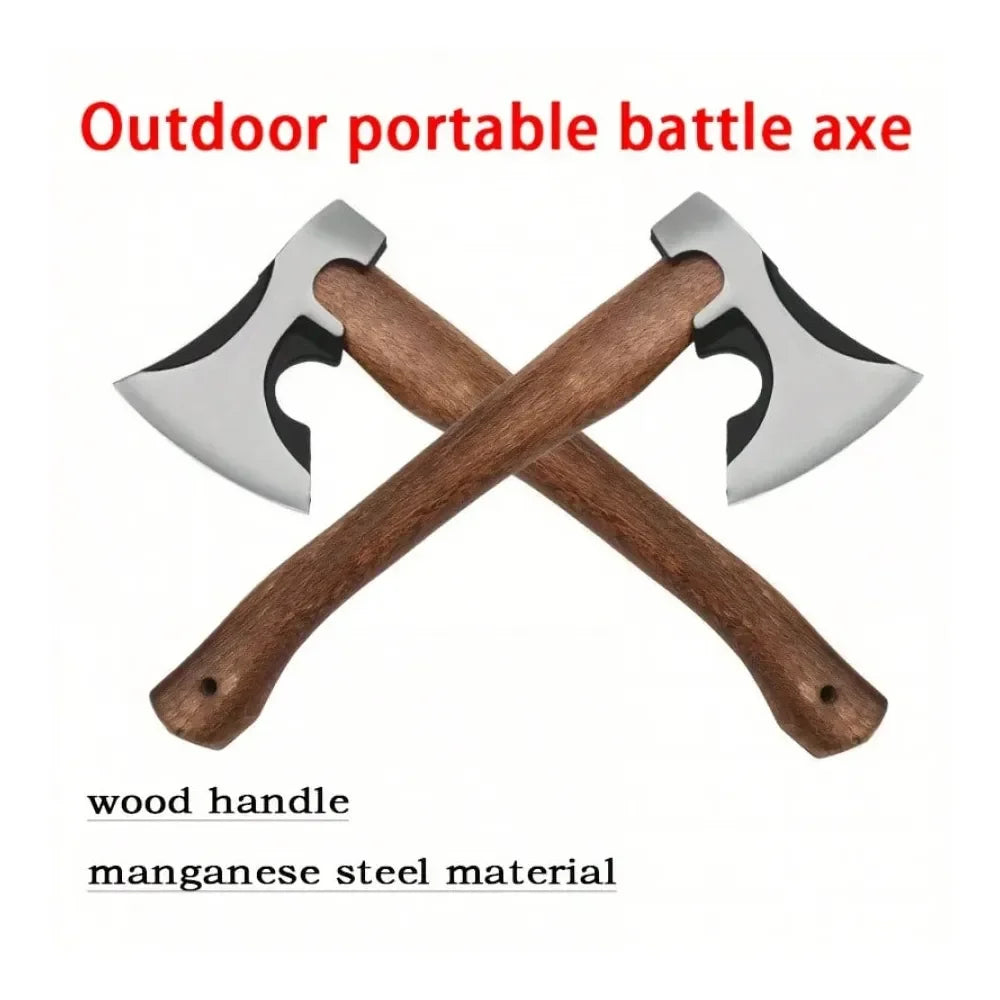 Multifunctional Gardening Axe With Forged Steel Head
