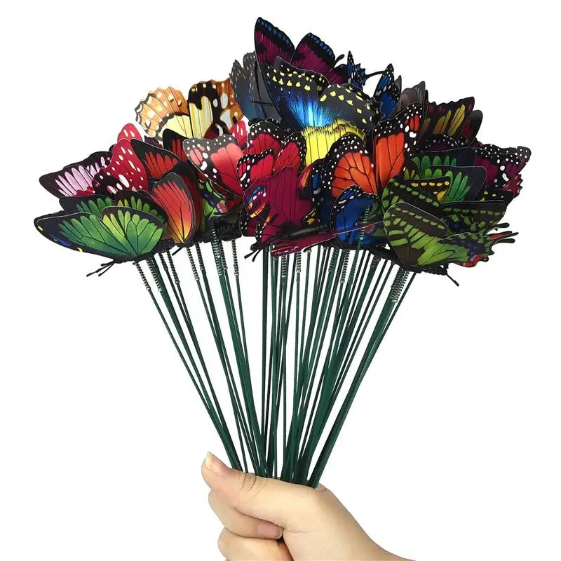Butterfly Garden Stakes Decor For Outdoor Yard And Planters