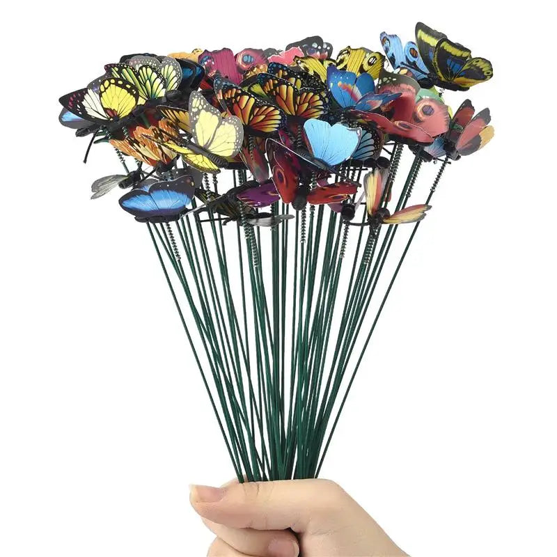 Butterfly Garden Stakes Decor For Outdoor Yard And Planters