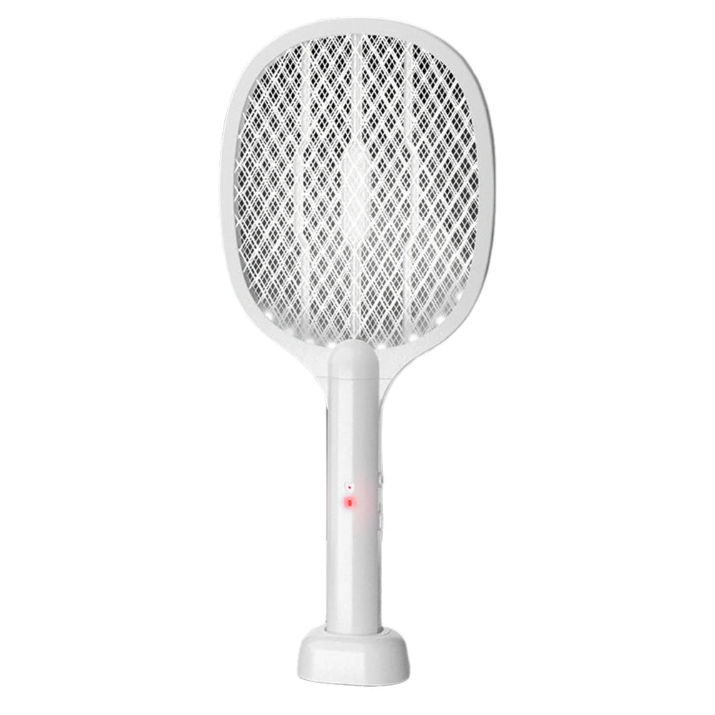Rechargeable Electric Fly Swatter Mosquito Zapper Racket Lamp