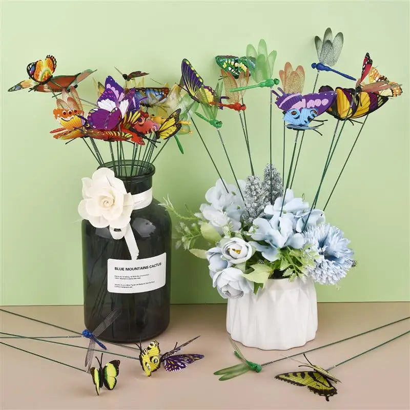 Butterfly Garden Stakes Decor For Outdoor Yard And Planters
