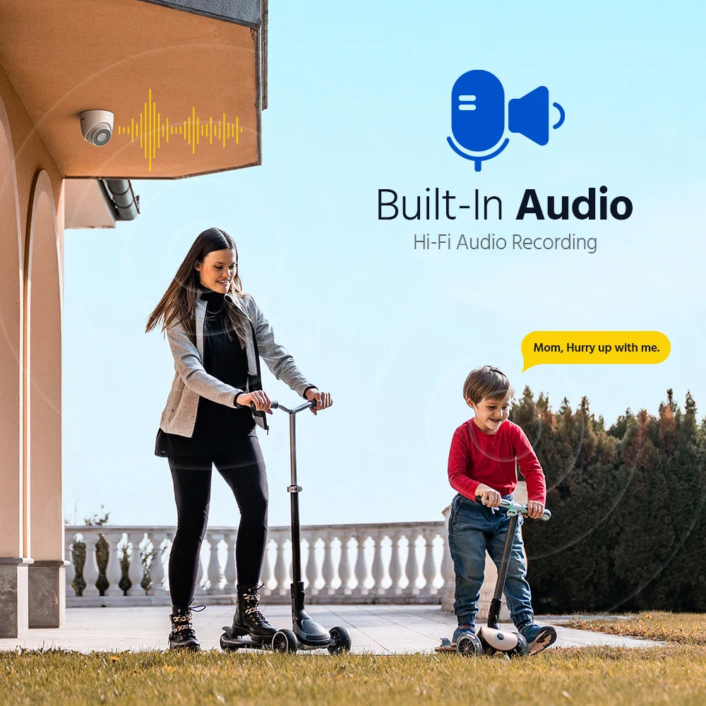 Annke 5MP IP Camera PoE Outdoor Indoor Surveillance With Audio