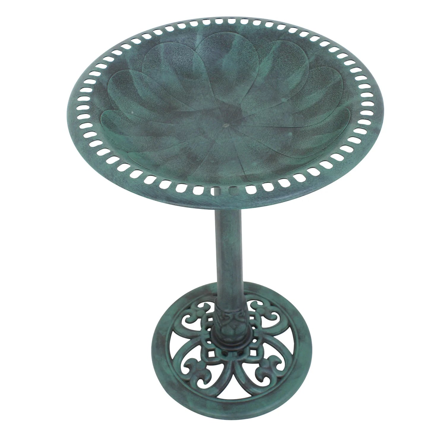 Pedestal Bird Bath Freestanding Garden Decor Antique Style