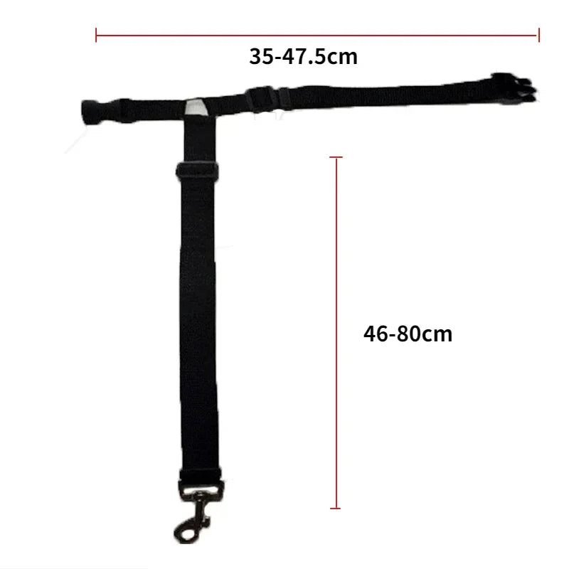 Pet Car Seat Belt and Leash Nylon Adjustable Harness