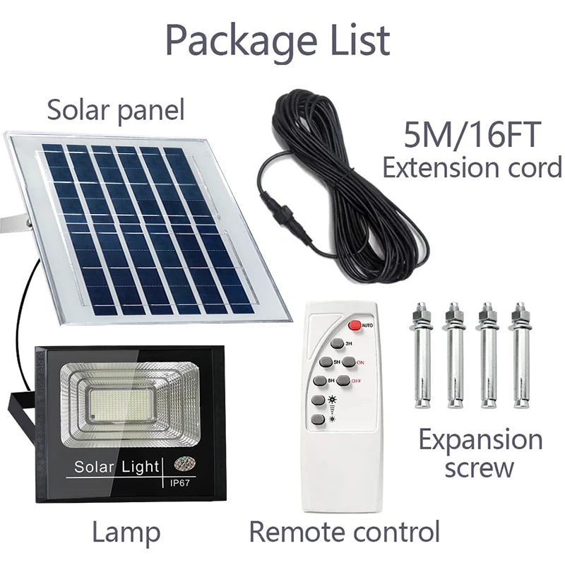 Solar Flood Lights Outdoor 2 Pack Waterproof Dusk To Dawn Auto On Off