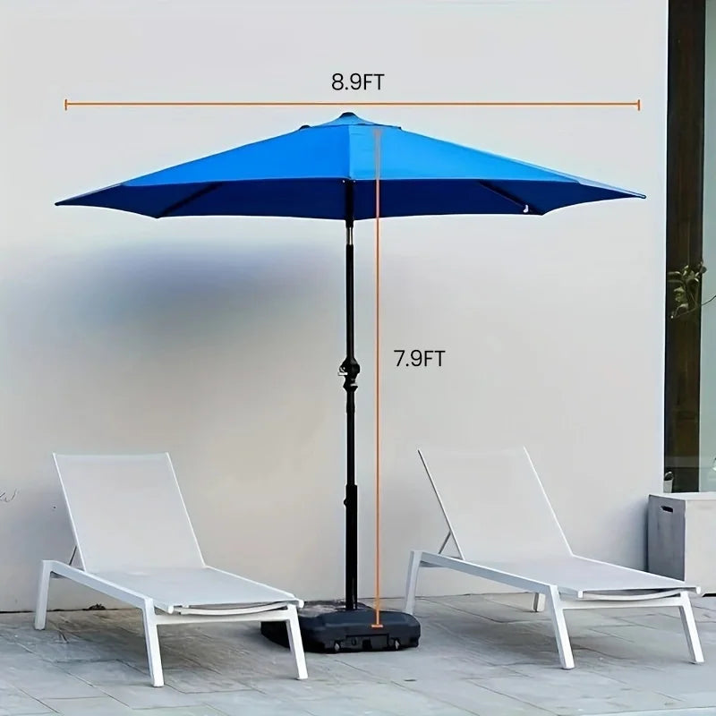 JHK Outdoor Patio Sunshade UV Protection Waterproof Umbrella For Backyard