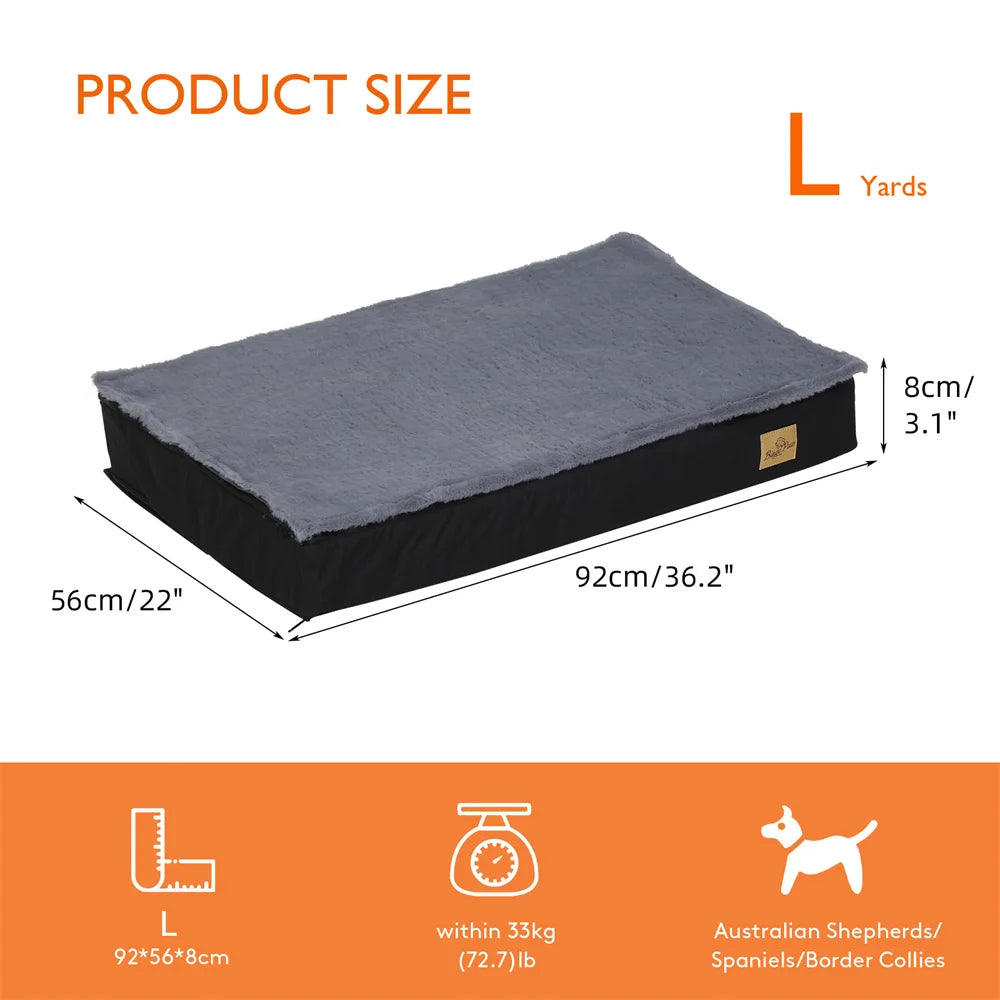 BORWART CN Orthopaedic Dog Bed Waterproof Removable Washable Cover Crate