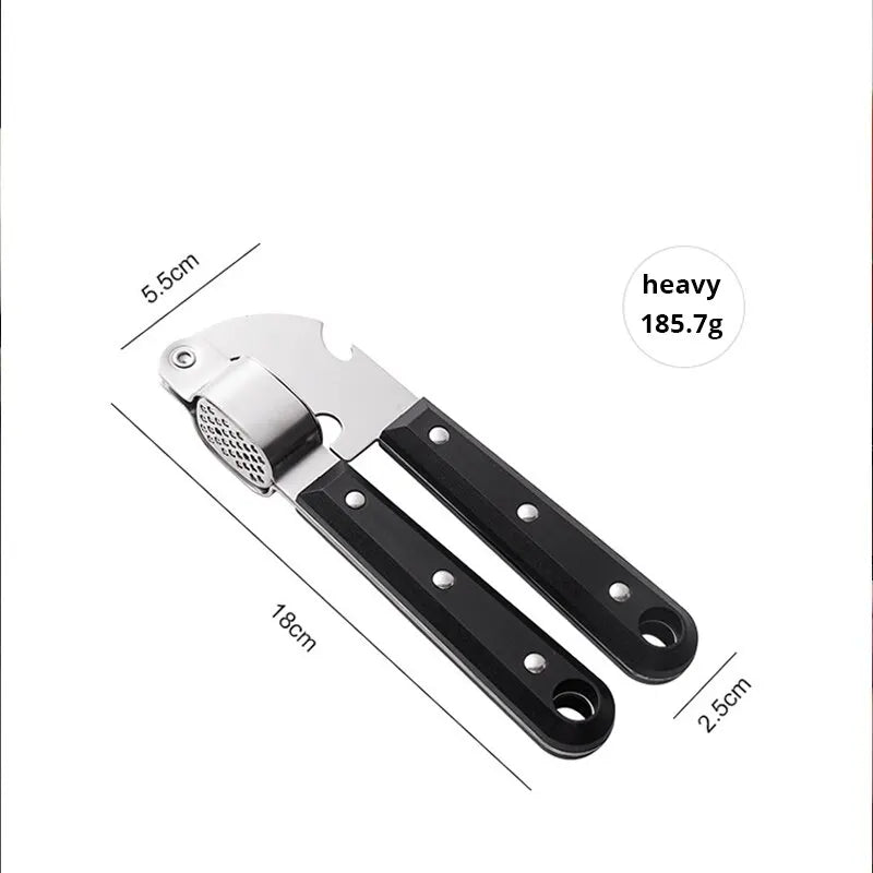 Manual Garlic Press In Stainless Steel For Fresh Flavor