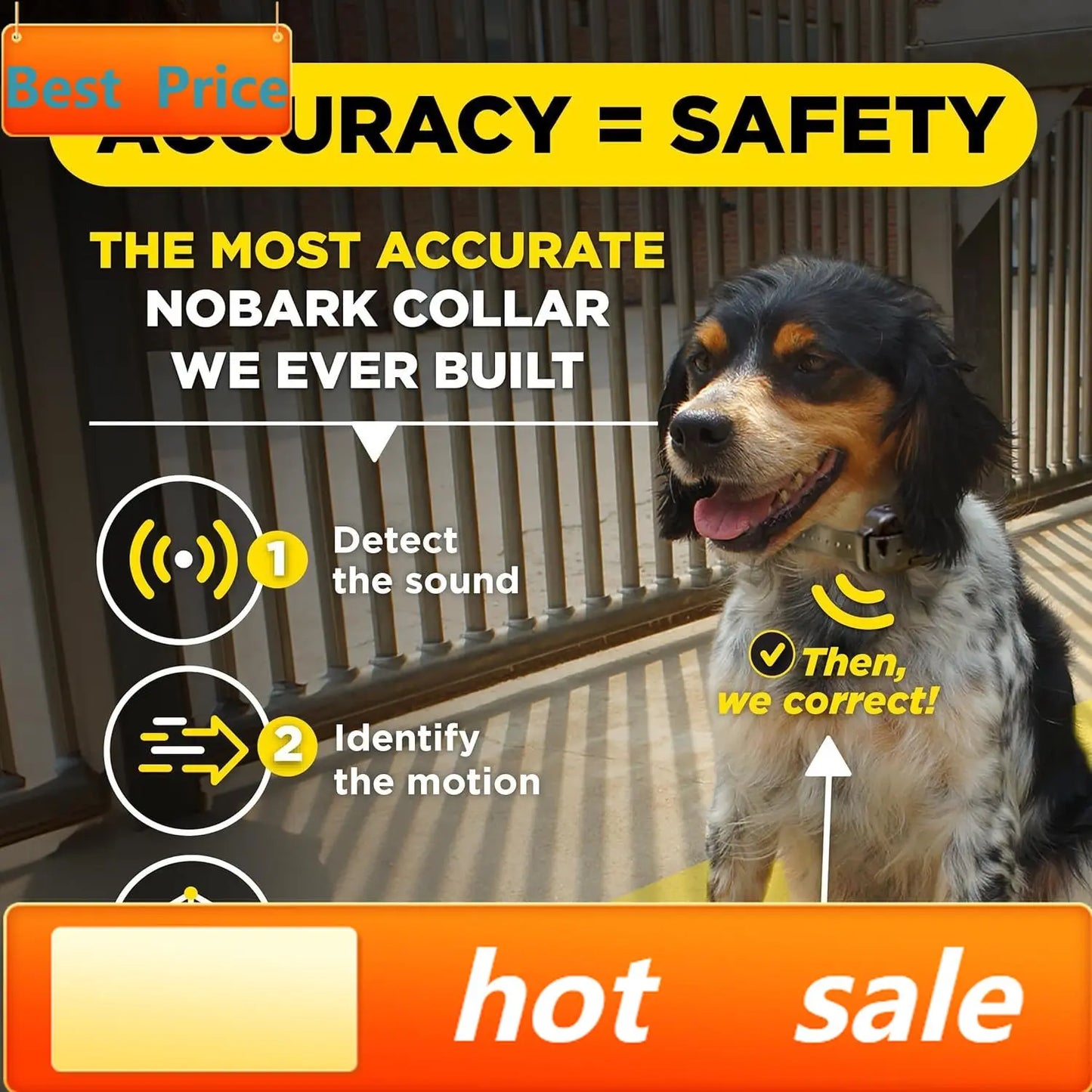 Smart NOBARK Barking Detection Device With App Notifications