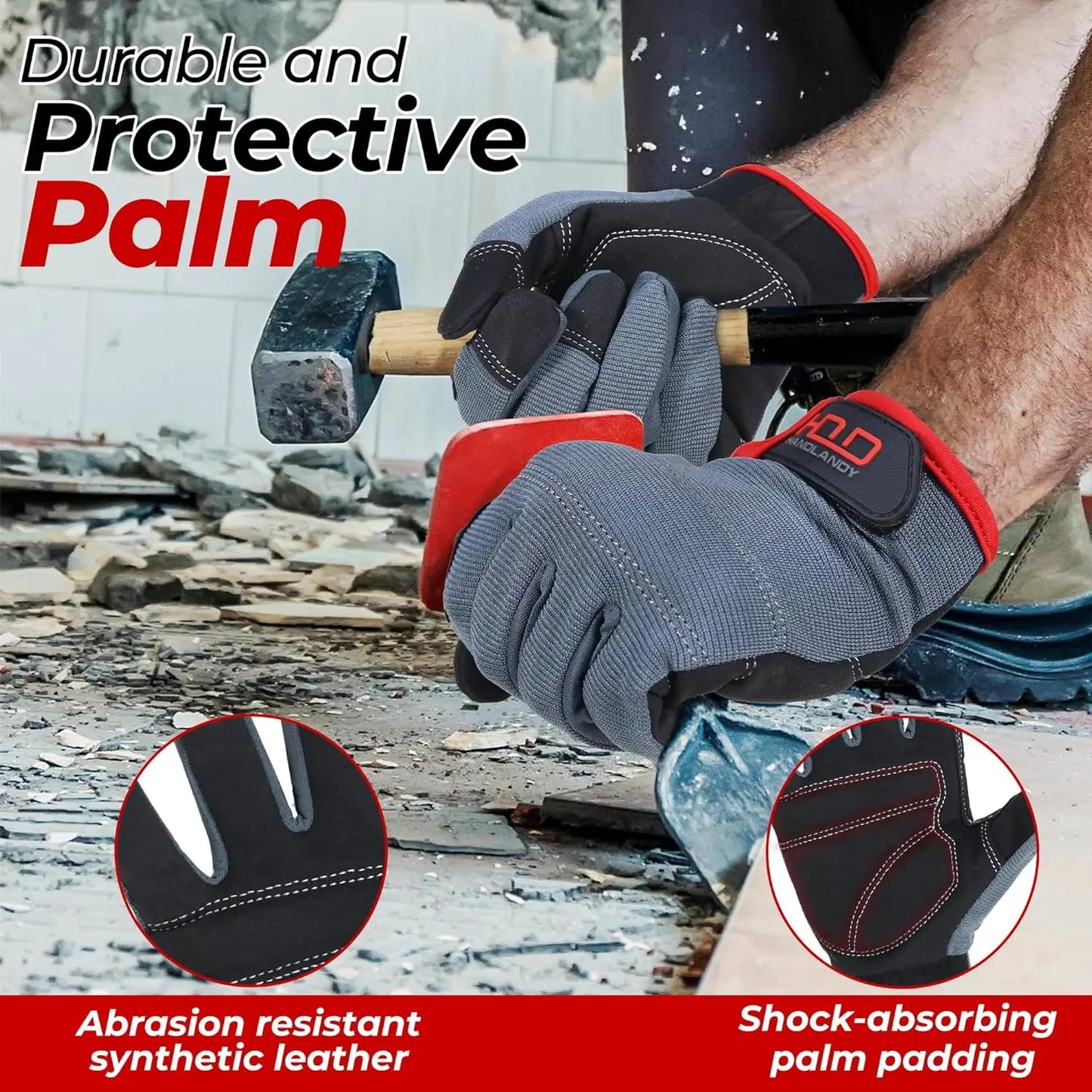 Neoprene Touchscreen Work Gloves For Men And Women Gardening
