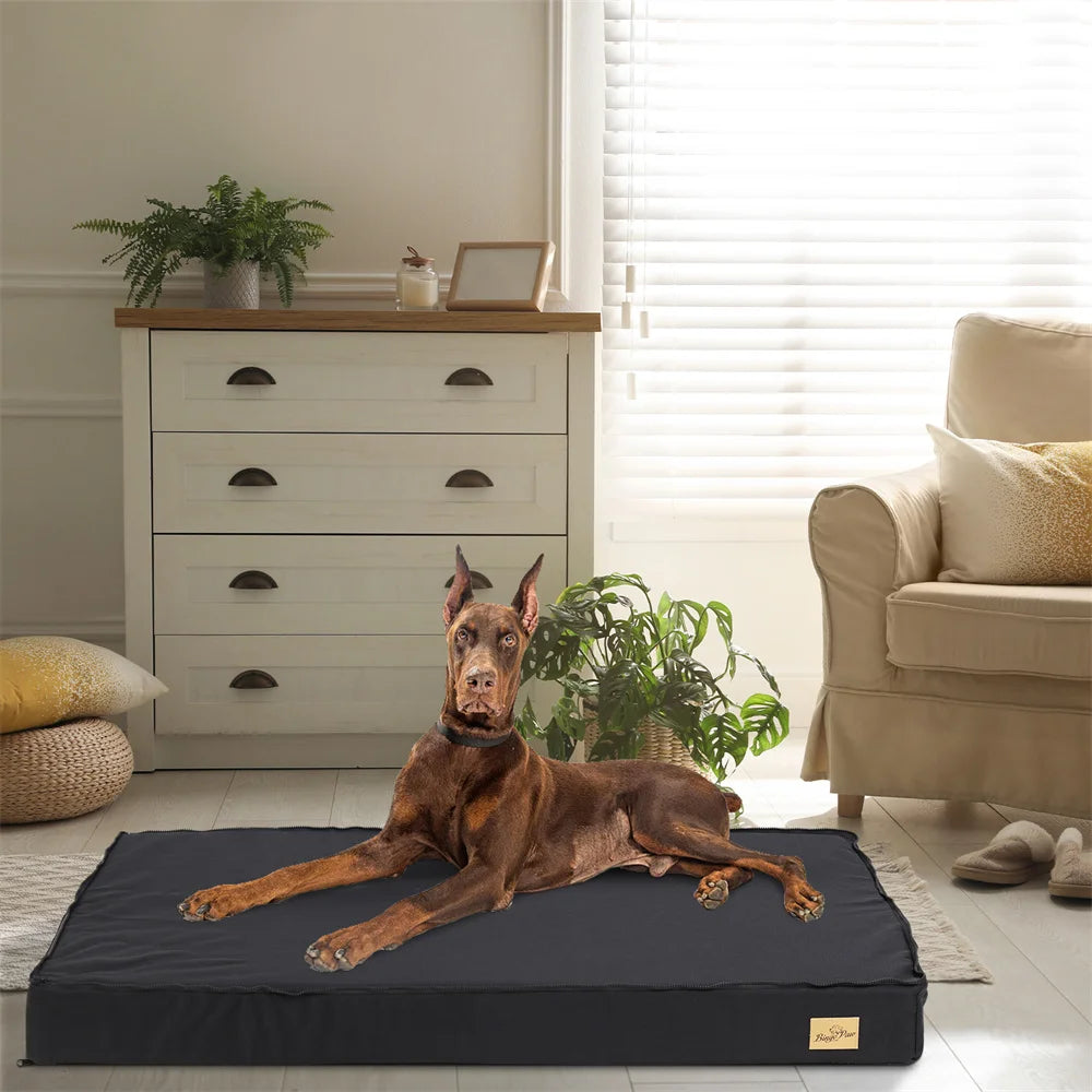 BORWART CN Orthopaedic Dog Bed Waterproof Removable Washable Cover Crate
