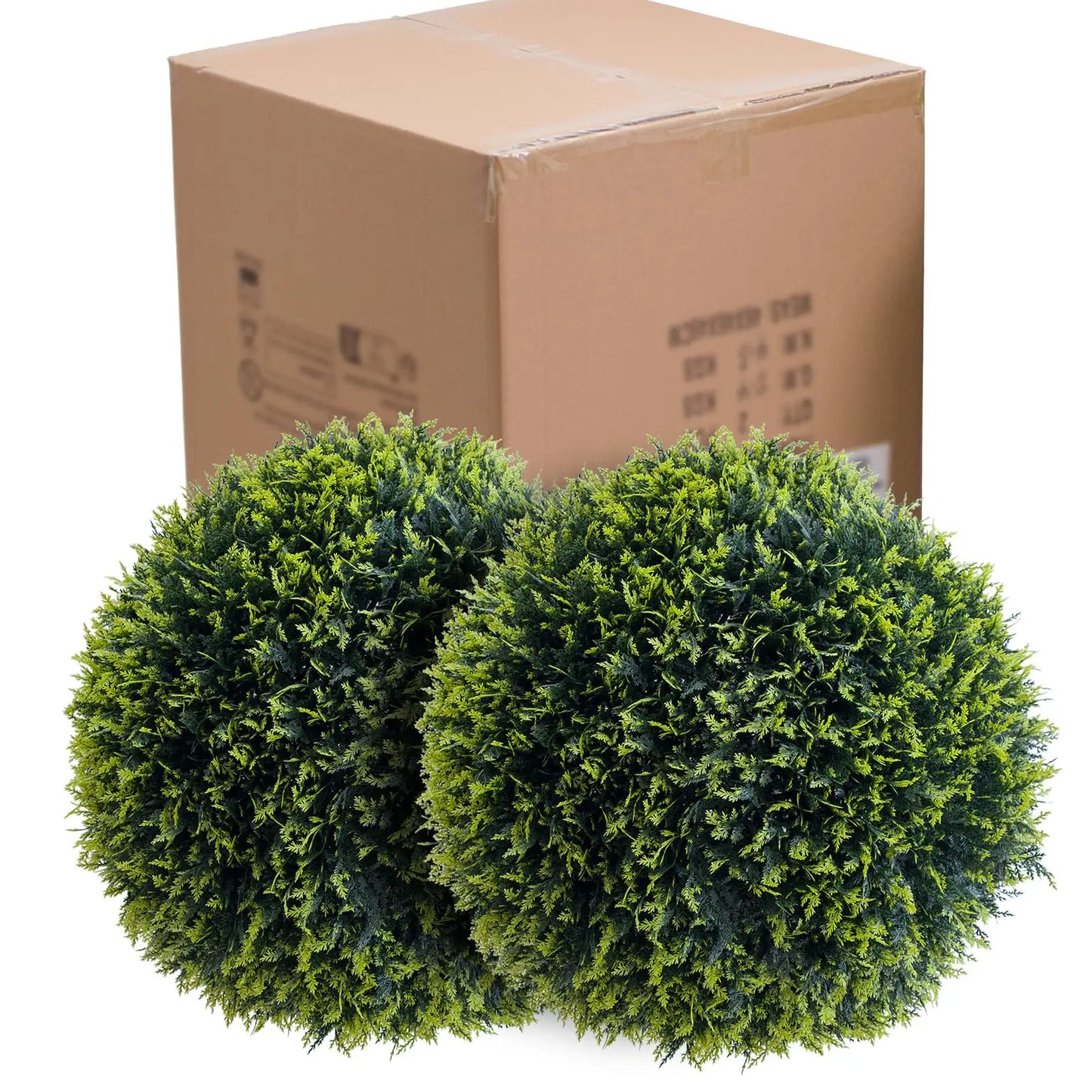 Studyset Artificial Topiary Balls Outdoor Set Of 2 Decor