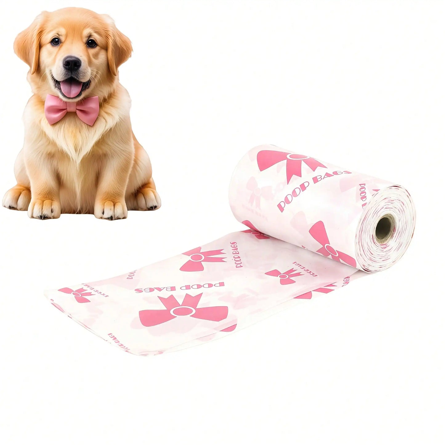 Leak-Proof Dog Poop Bags 180 Count Thick Polyethylene Suitable For Cats And Dogs