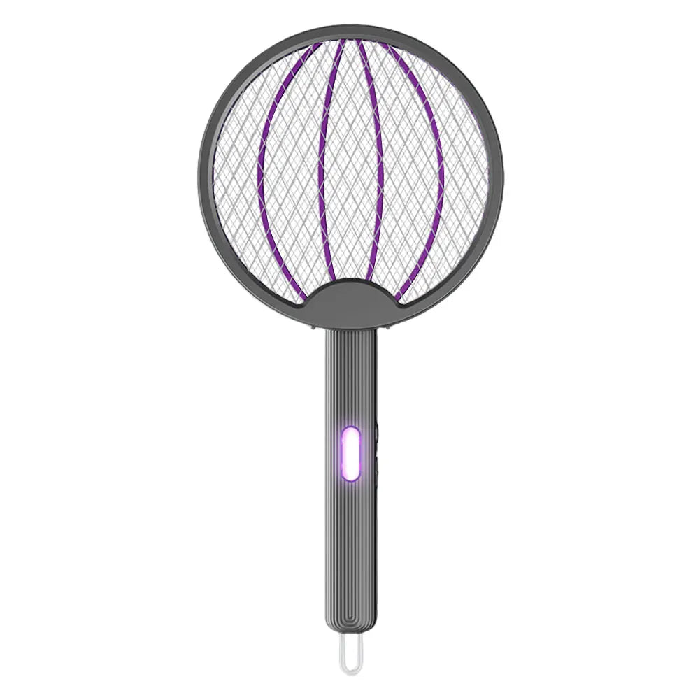Rechargeable Electric Fly Swatter Mosquito Zapper Racket Lamp