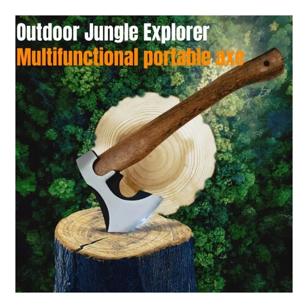 Multifunctional Gardening Axe With Forged Steel Head