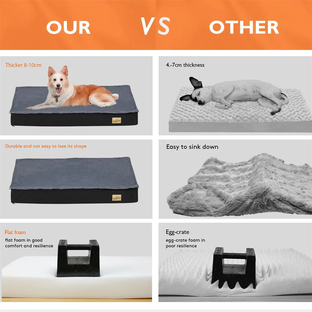 BORWART CN Orthopaedic Dog Bed Waterproof Removable Washable Cover Crate
