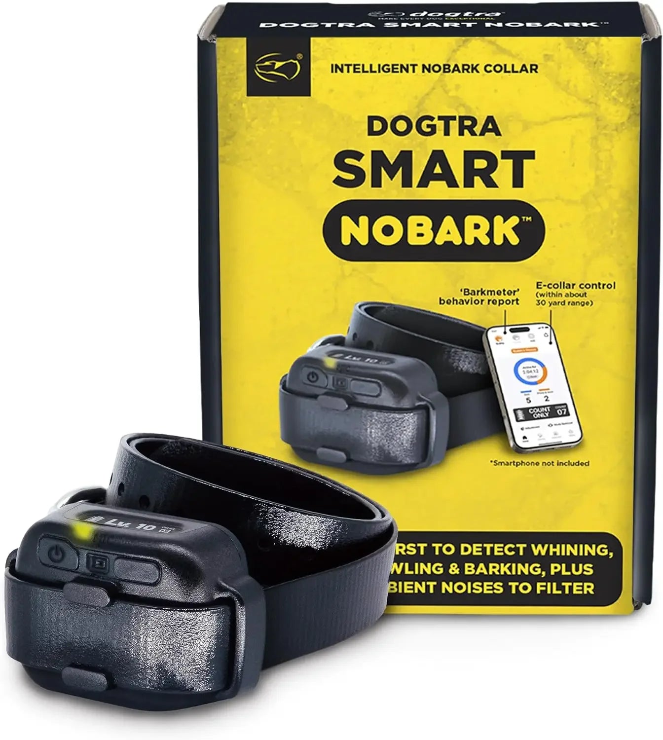 Smart NOBARK Barking Detection Device With App Notifications