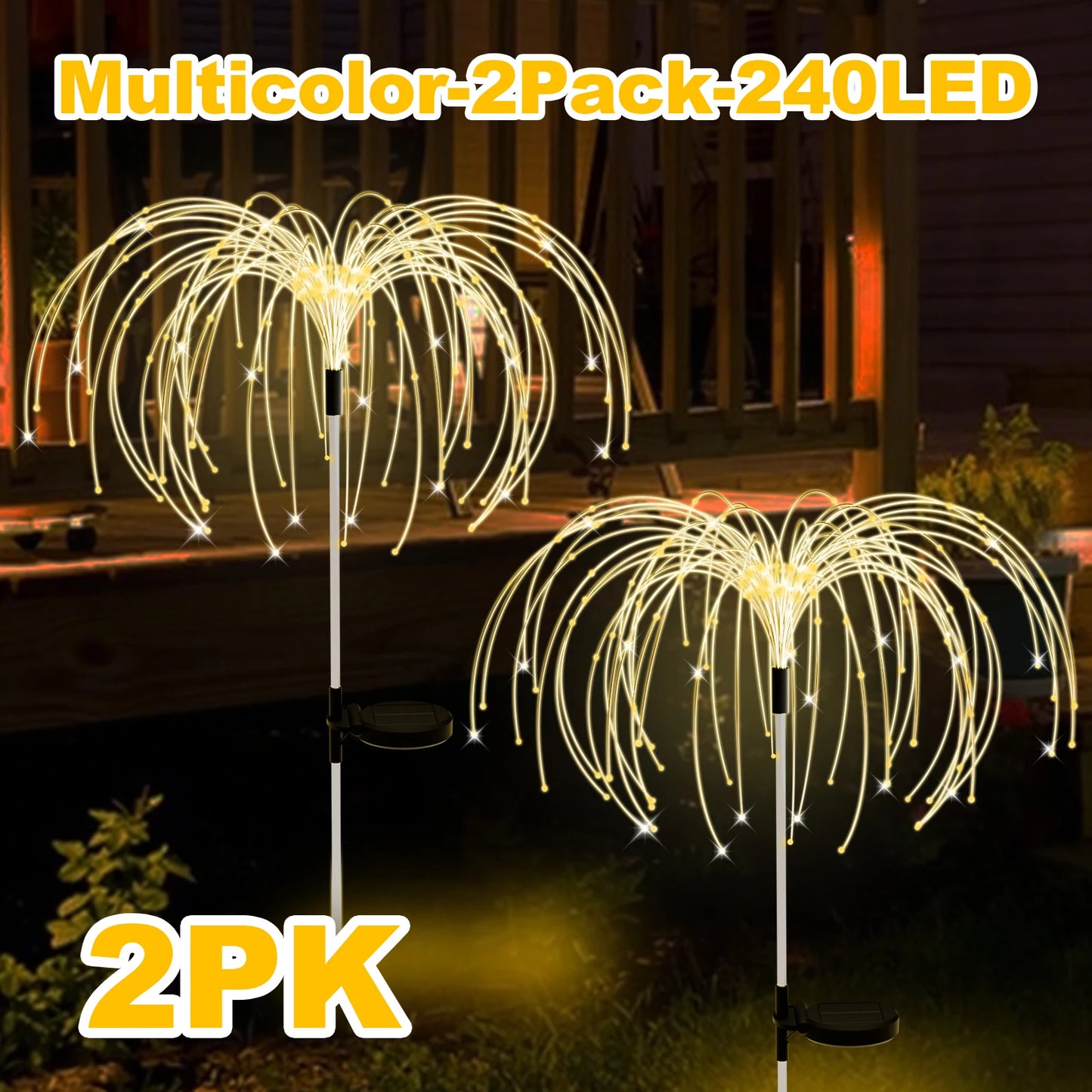 120LED Solar Firework Light For Garden Outdoor Decor