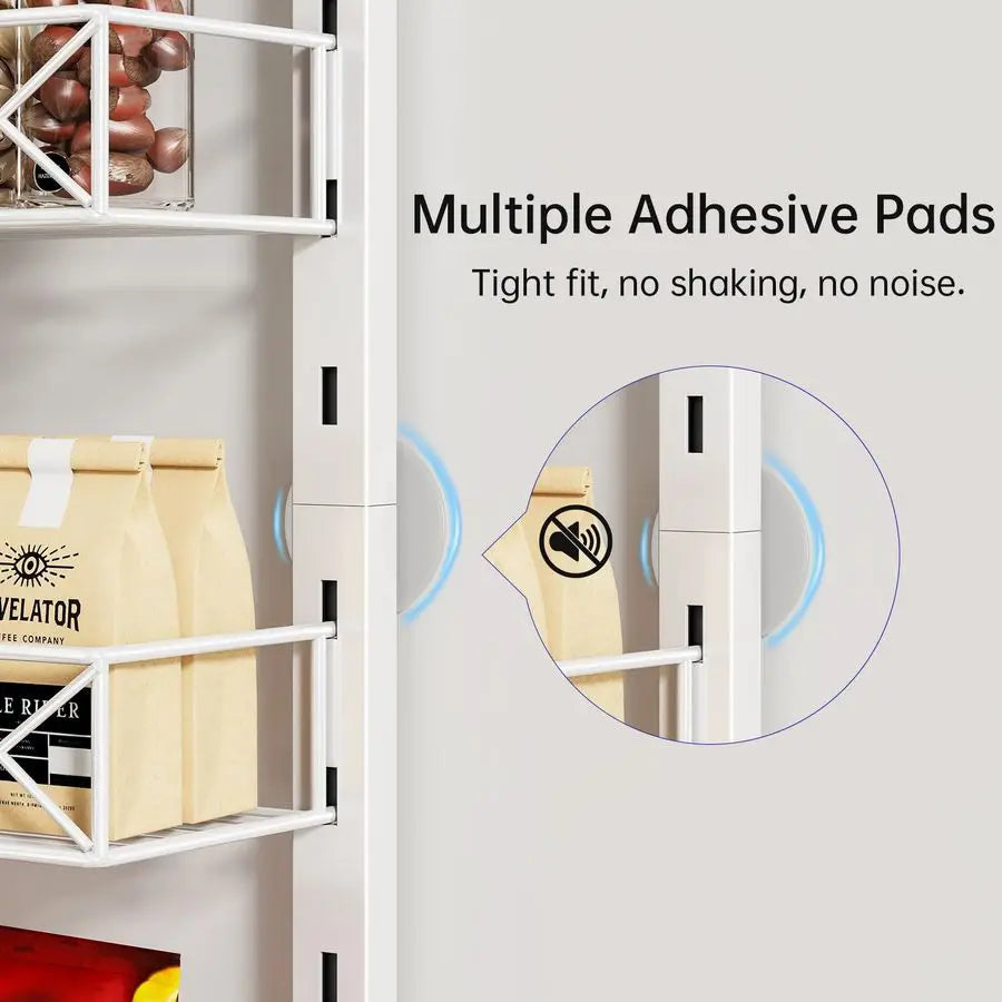 Over The Door Organizer 6 Tier Pantry Hanging Spice Rack