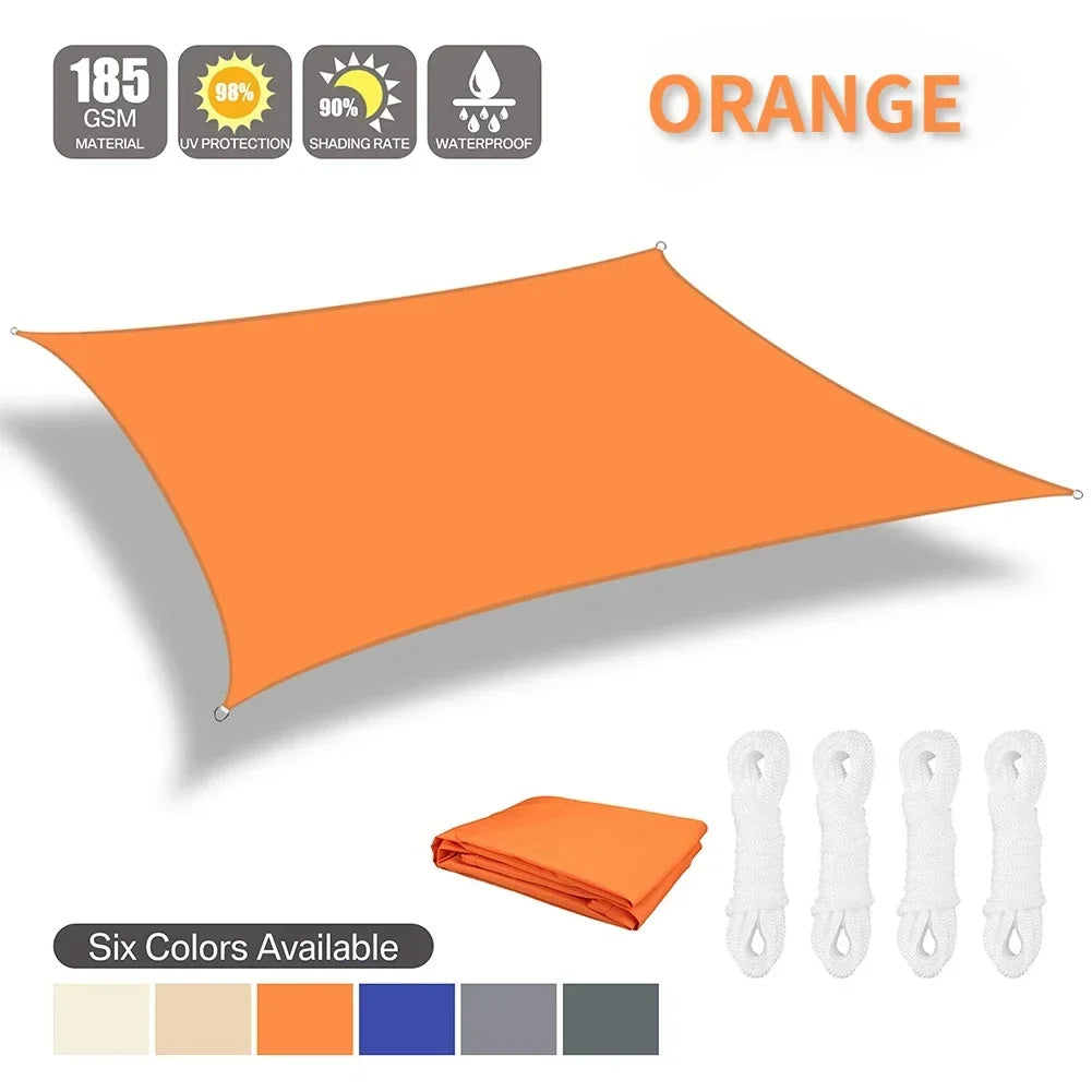 Waterproof Shade Sail Canopy For Outdoor Patio And Garden