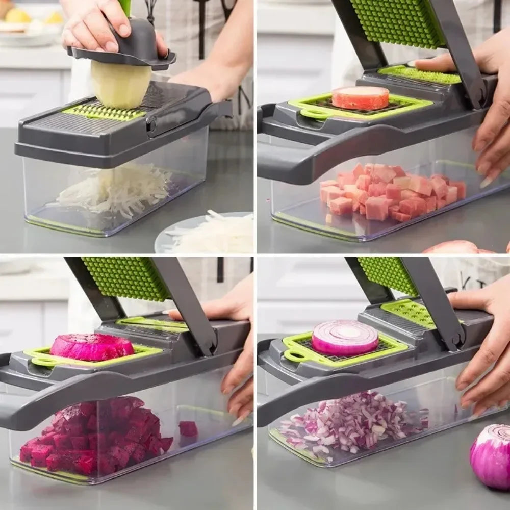 AEDG Multifunctional Vegetable Chopper Slicer Dicer Grater Set