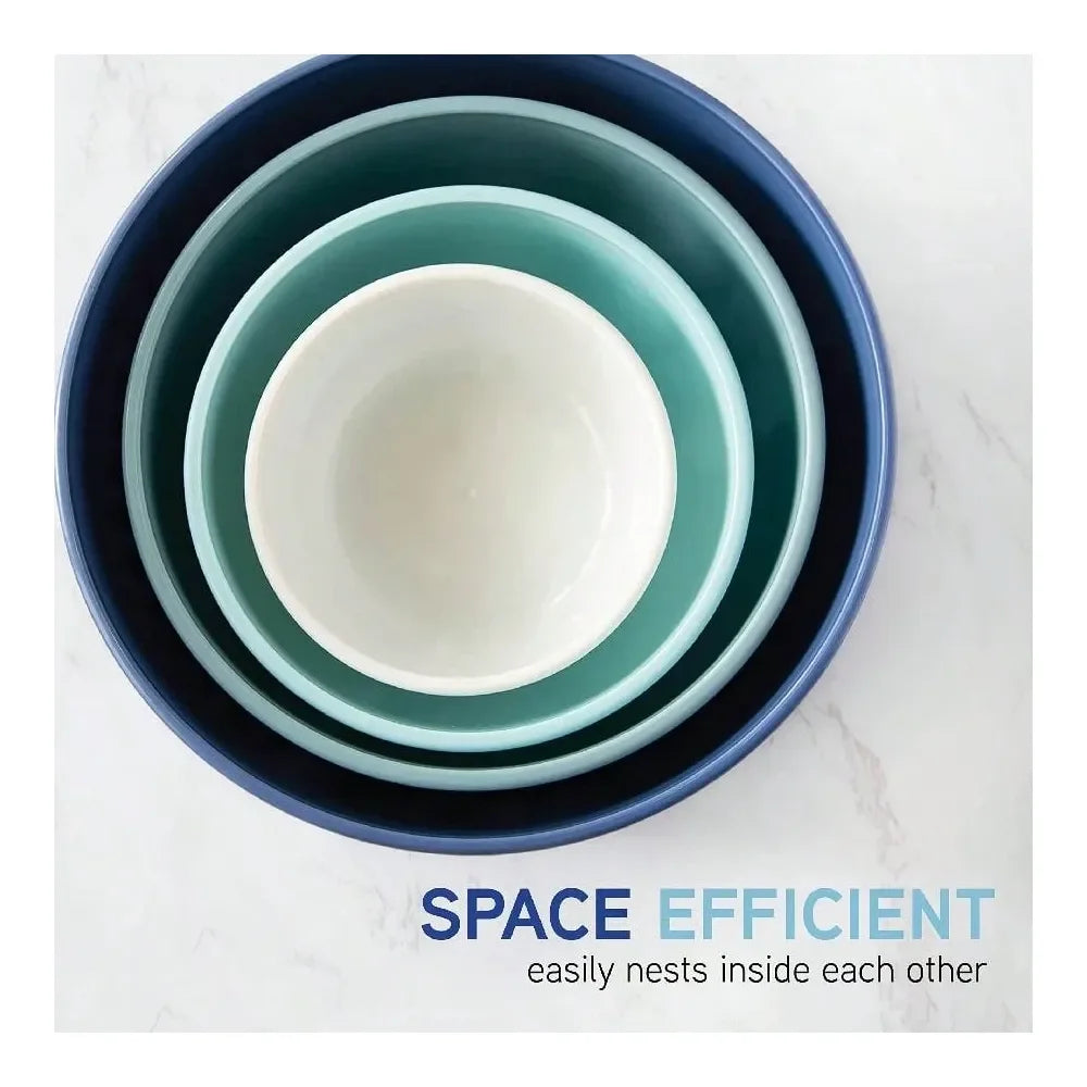 XMSJ Salad And Mixing Bowls Set With Lids For Prep