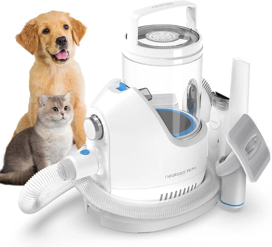 P2 Pro Dog Grooming Kit With Vacuum Suction 5 Tools