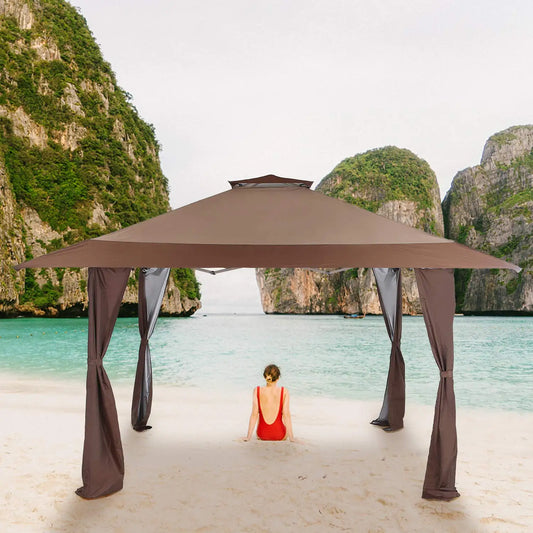 Pop Up Canopy Tent Gazebo Shelter For Outdoor Patio Use