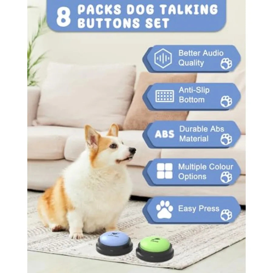 Dog Talking Button Set For Communication And Training