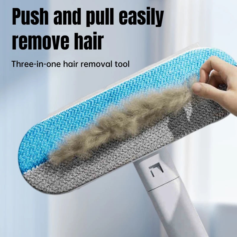 Long Handle Pet Hair Remover Brush For Carpets And Furniture
