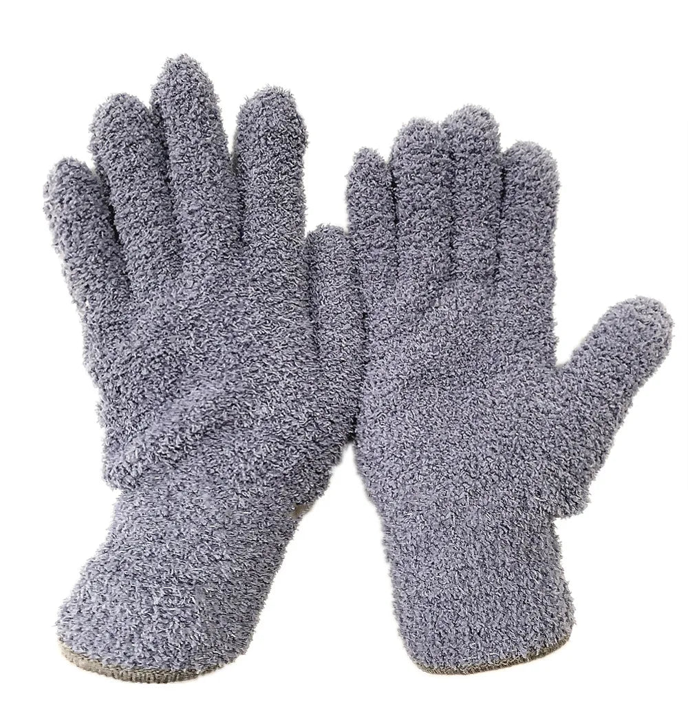 Microfiber Cleaning Glove Coral Velvet for Car Detailing and Dust Removal
