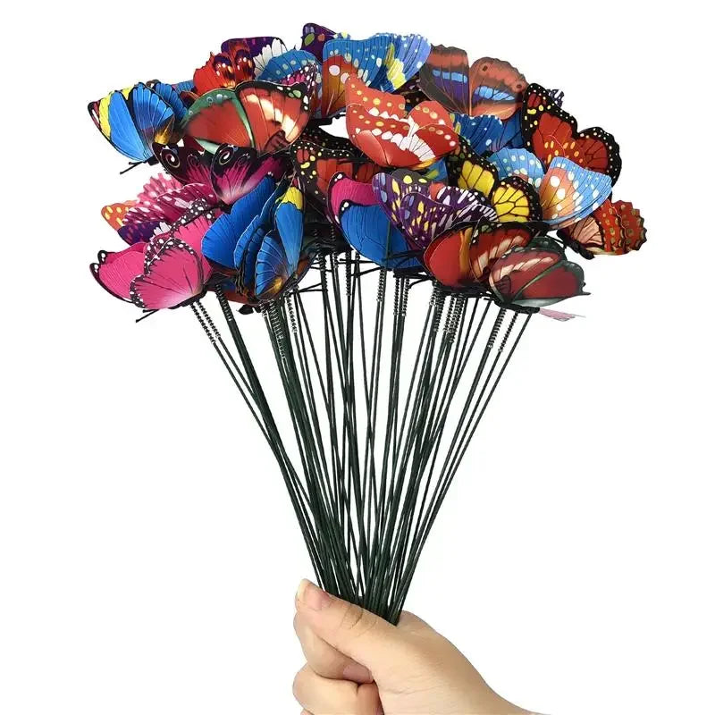 Butterfly Garden Stakes Decor For Outdoor Yard And Planters