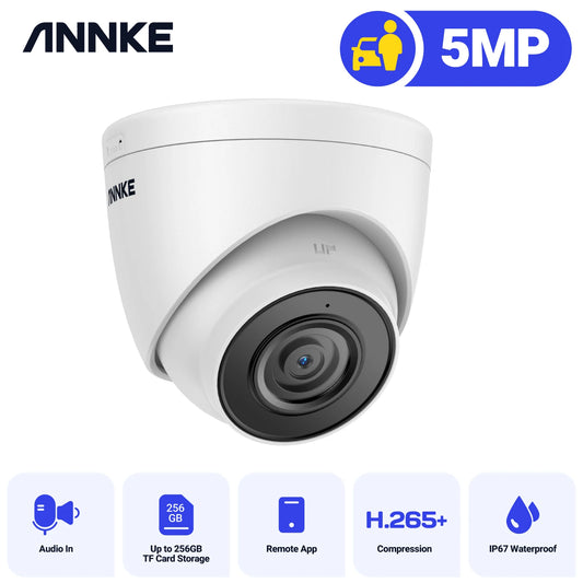 Annke 5MP IP Camera PoE Outdoor Indoor Surveillance With Audio