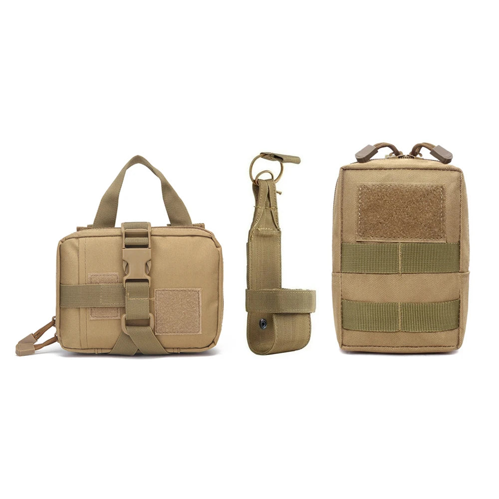 Petravel Dog Tactical Bags Set Molle Pouches Belt Harness